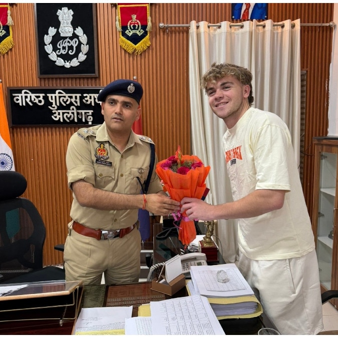 Australian YouTuber gets stolen iPhone back after IPL final (Photos: Jake Jeakings/X)