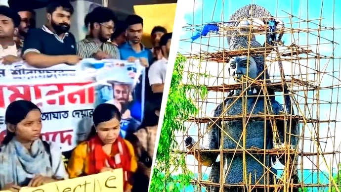 A project to build Bangladesh's largest statue of Lord Ram has faced threats from radical Islamists