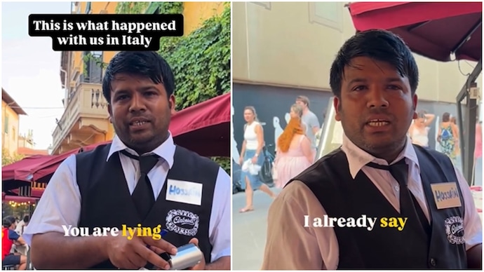 Bangladeshi waiter insults India in Italy, Indian women force him to apologise