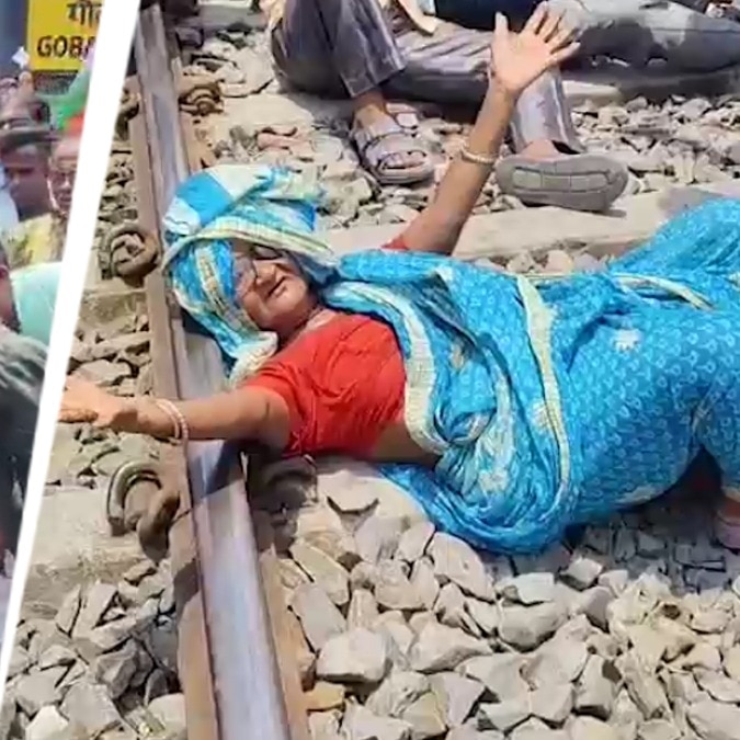 We won't tolerate this: Bengal hawkers block rail tracks to protest evictions