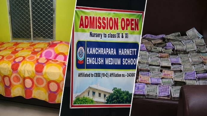 Police found alcohol bottles, condom packets and semi-furnished room in the Bengal school. Bengal school recovery