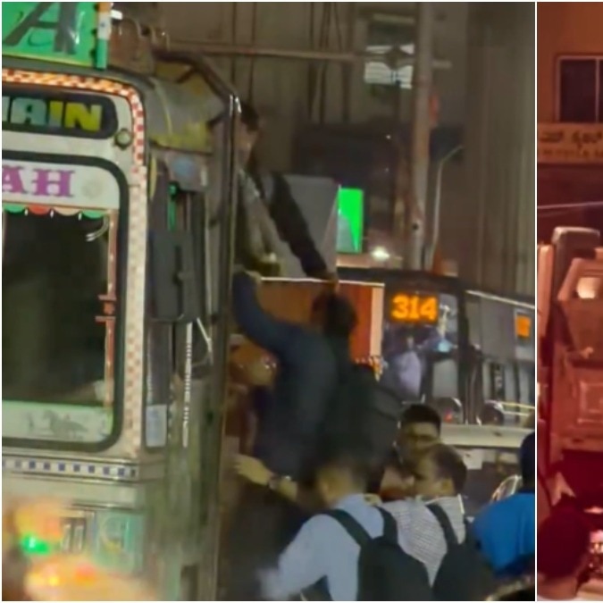 Bengaluru residents take truck rides back home after metro snag brings city to halt