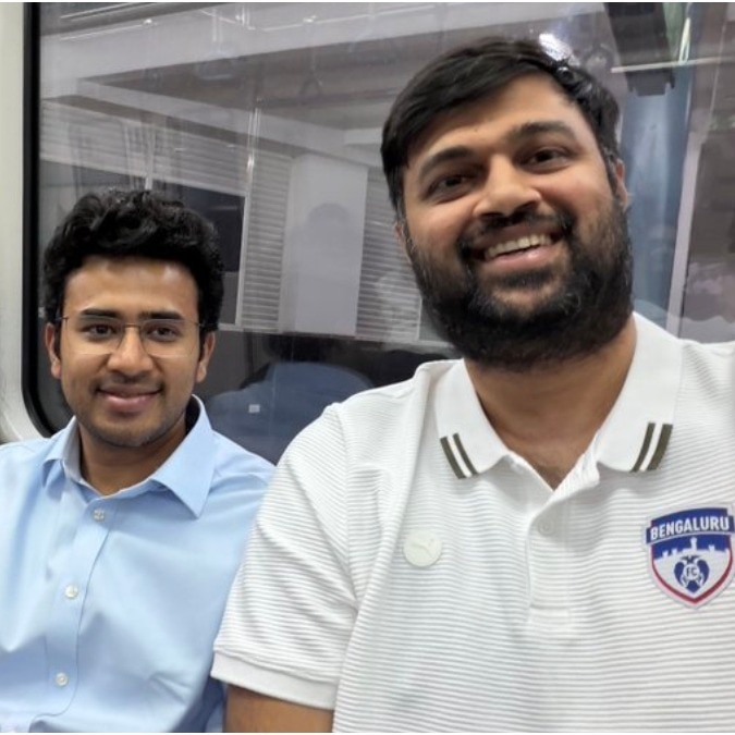 Bengaluru entrepreneur turns metro ride with Tejasvi Surya into startup pitch