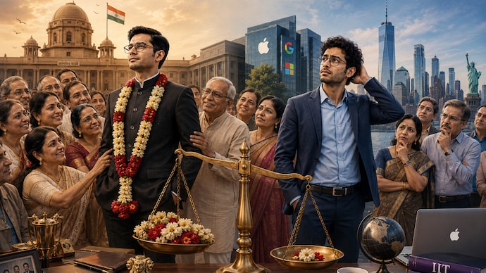 'Beta, sarkari naukri kyun nahi ki?' Why IAS still beats IIT in India's marriage market (AI generated image)