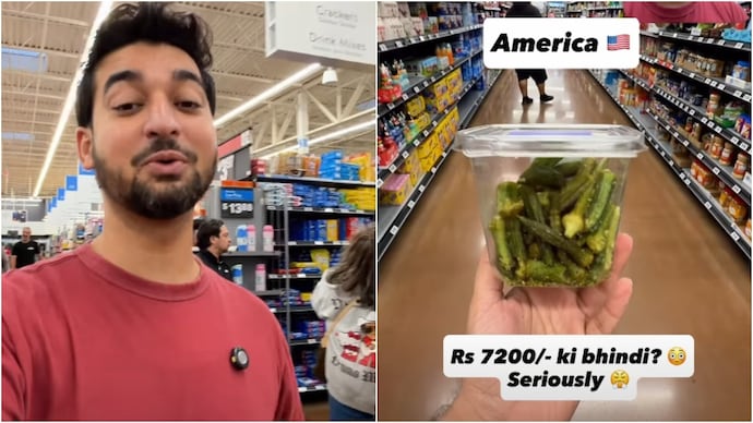 An Indian man was surprised to find the humble bhindi being sold for Rs 600 at an US supermarket. (Photo: Instagram) bhindi