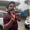Bihar man urinates outside pay toilet in Darjeeling. See his casual reply to local (Photos: Tarun Gautam/X) Bihar man urinates outside pay toilet in Darjeeling. See his casual reply to local (Photos: Tarun Gautam/X)
