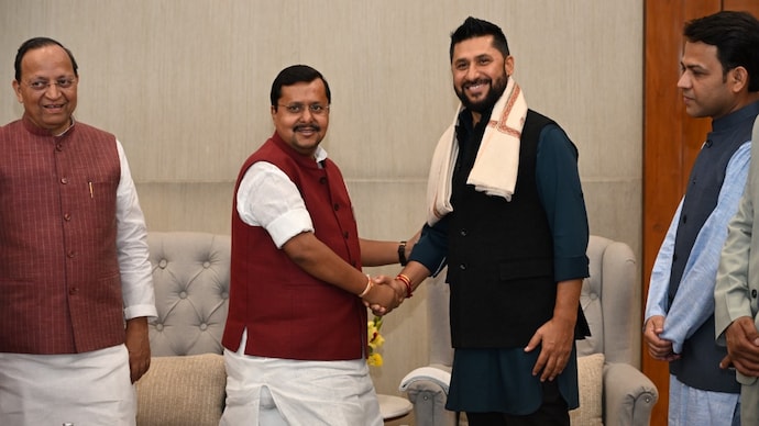 BJP chief Nitin Nabin Meets Nepal RSP Chairman Rabi Lamichhane in Delhi
