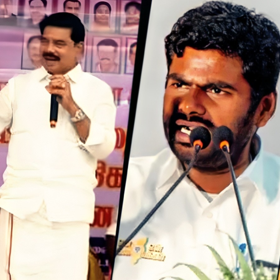 BJP state vice president Karu Nagarajan and Sumathi Venkatesh