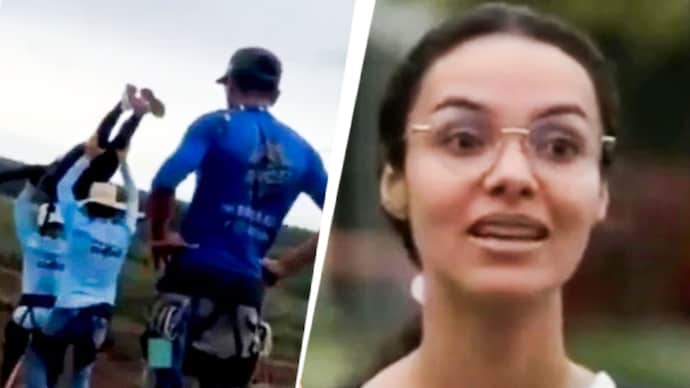 Nurse reveals the woman who was thrown off the 130 feet from a bridge was alive when she reached her.