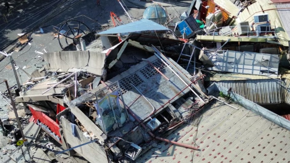 Watch: Buildings collapse, streets shake as powerful quake s