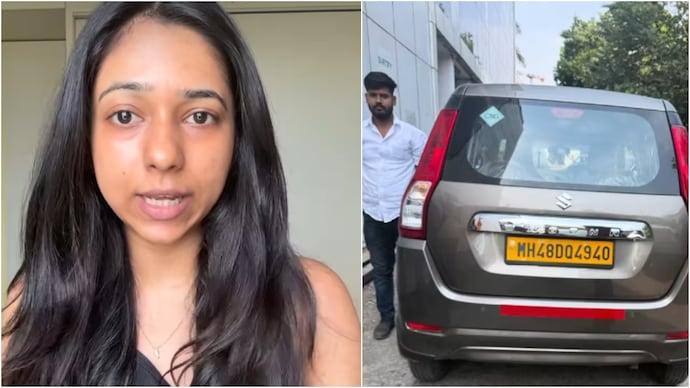 A woman was slapped by an Uber driver in Mumbai when she refused to give extra money for toll. (Photo: Instagram) cab