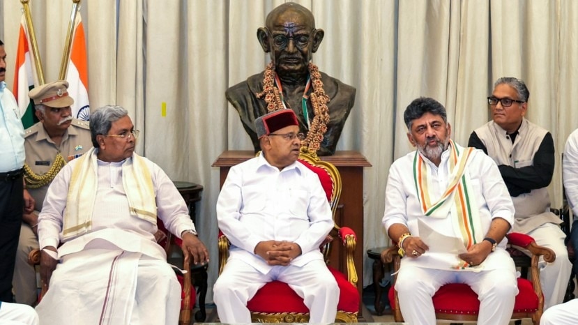 Karnataka Cabinet berths on line as DKS, Siddaramaiah to meet Congress brass today