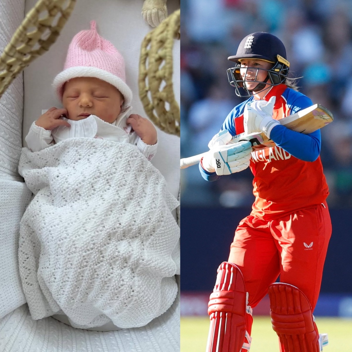 Danni Wyatt Hodge celebrates century with touching cradle gesture for daughter: Watch