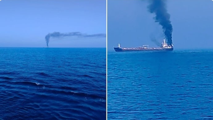 Days after tanker strike killed 3 Indians, another vessel reports fire off Oman