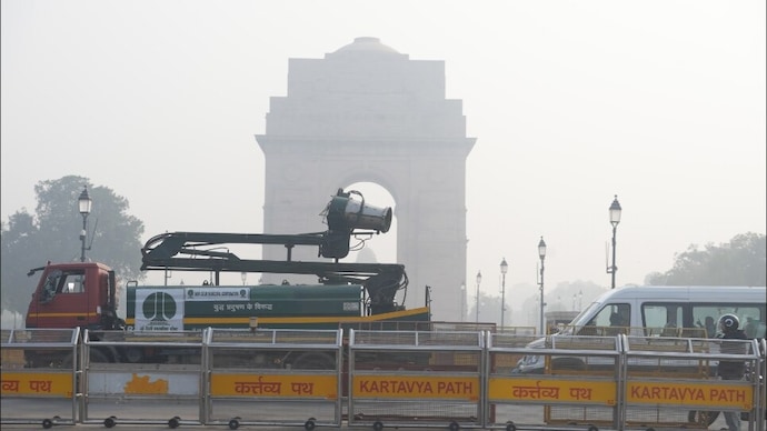 delhi air quality pollution temperature