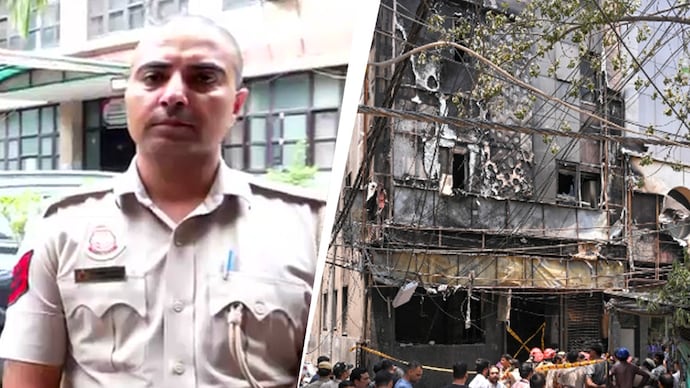 Delhi Police head constable Dinesh Yadav entered the burning Malviya Nagar hotel and helped rescue five trapped occupants. Delhi hotel fire