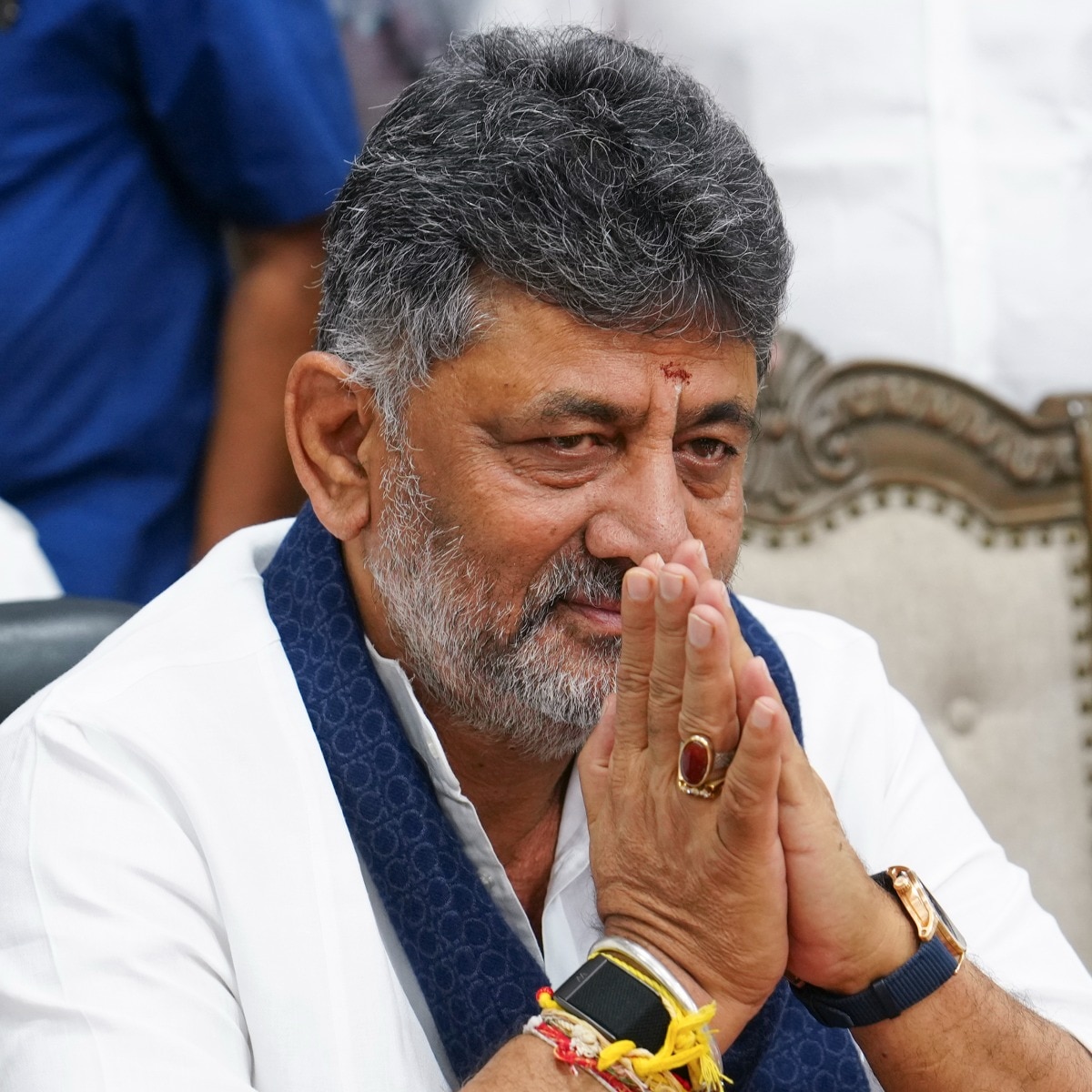 Shivakumar as Shiva on Karnataka newspaper frontpage, people call it blasphemy