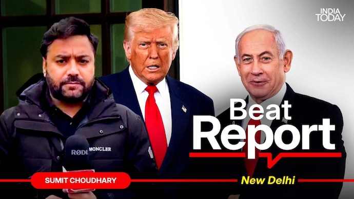 Donald Trump and Benjamin Netanyahu. Donald Trump