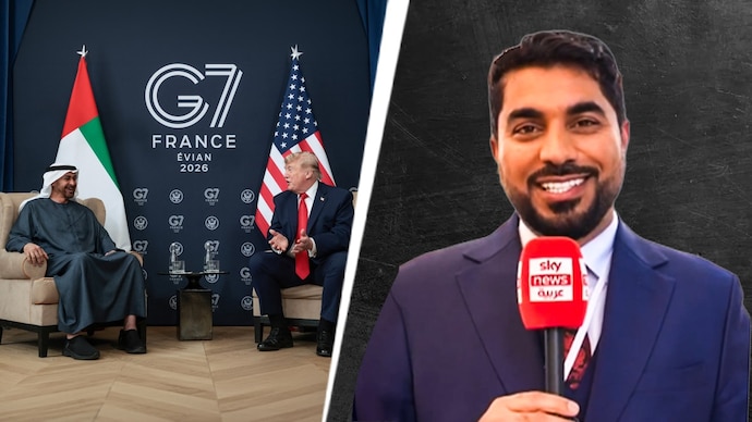 donald trump uae reporter handsome looks g7 summit movie remark