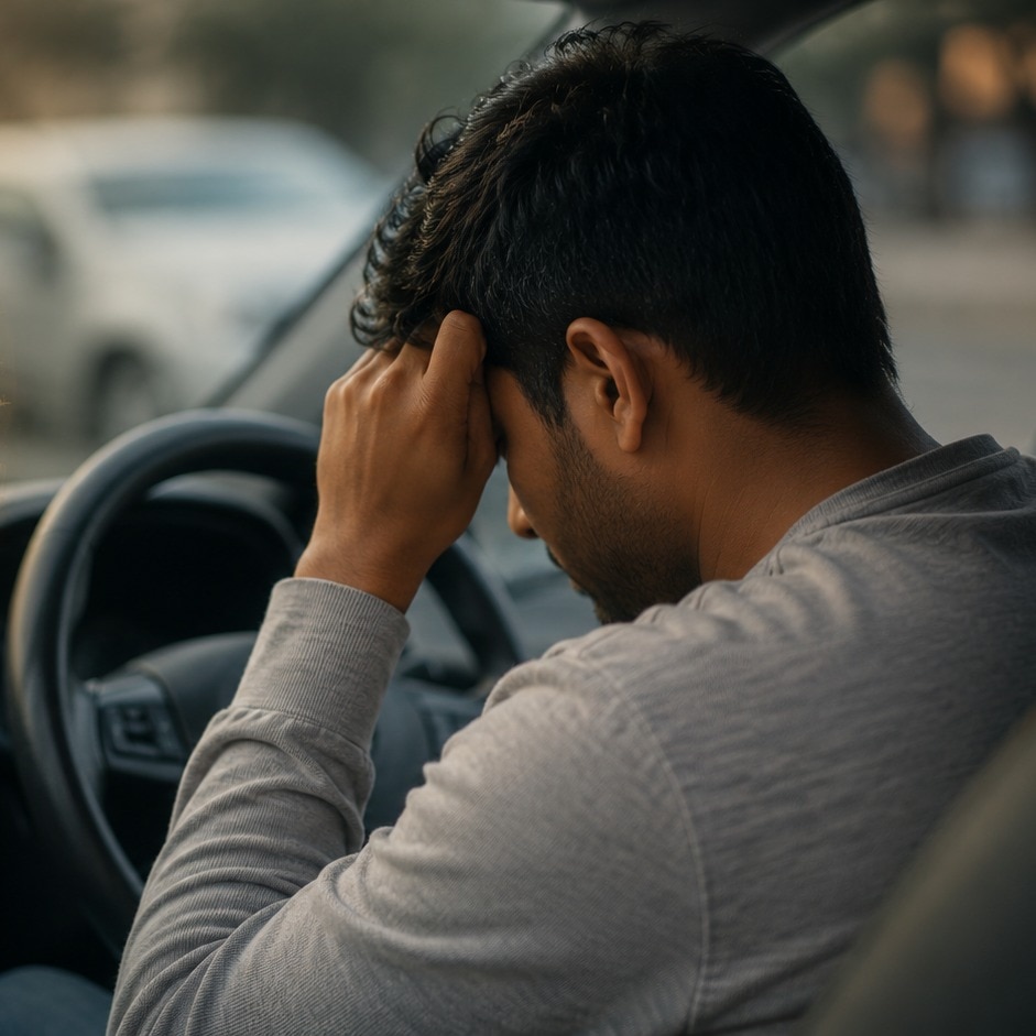 A 28-year-old engineer's father drops him to work every day. Here's why