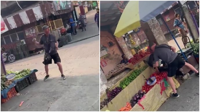 Drunk foreign tourist creates a scene at Dharamshala market, arrested