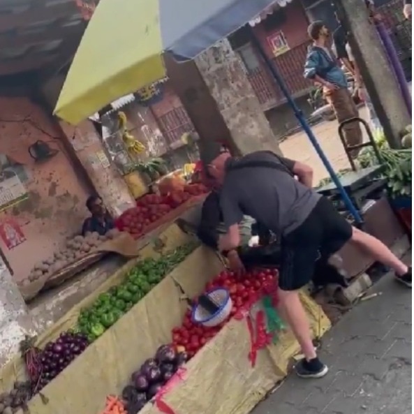 Drunk foreign tourist creates a scene at Dharamshala market, arrested