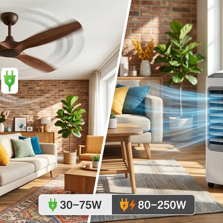 Ceiling fan vs air cooler: Which saves more electricity?