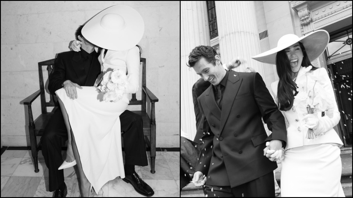 Dua Lipa, Callum Turner make it official in wedding pics that scream peak romance