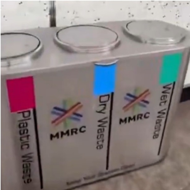 This Mumbai metro dustbin looked eco-friendly until someone peeped inside