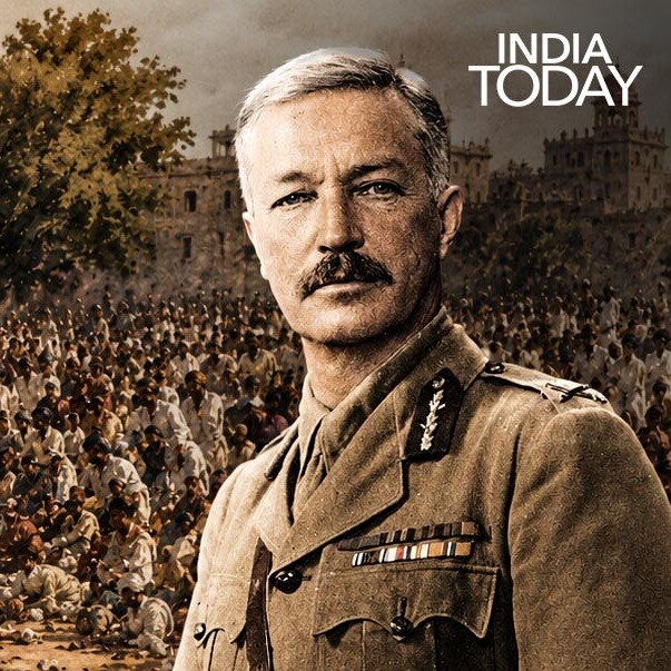 Dyer led roughly 50 soldiers into Jallianwala Bagh and ordered them to fire 1,650 rounds at a crowd of thousands. (Image: India Today)