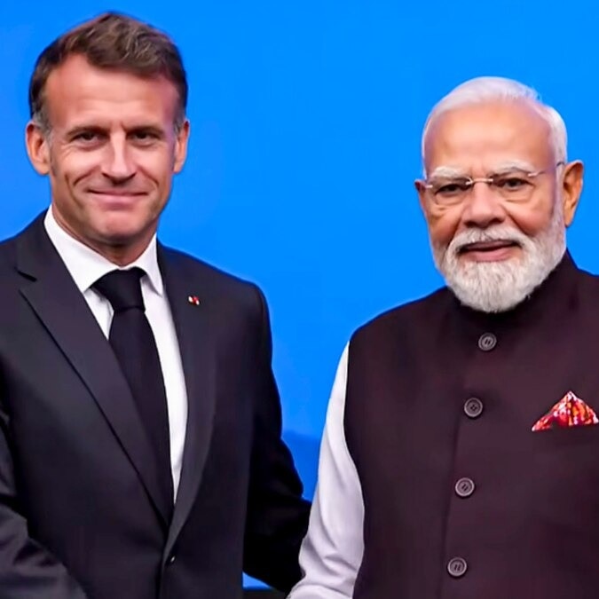 Priya Mitra Narendra: Macron surprises with Hindi farewell to PM Modi