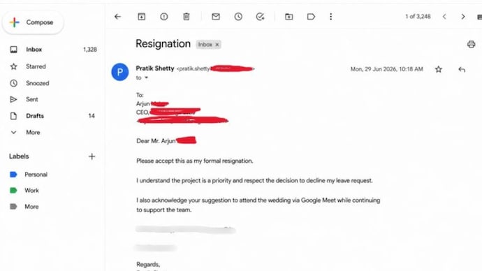 Employee's leave rejection ends up in resignation email to CEO, but wait for the twist