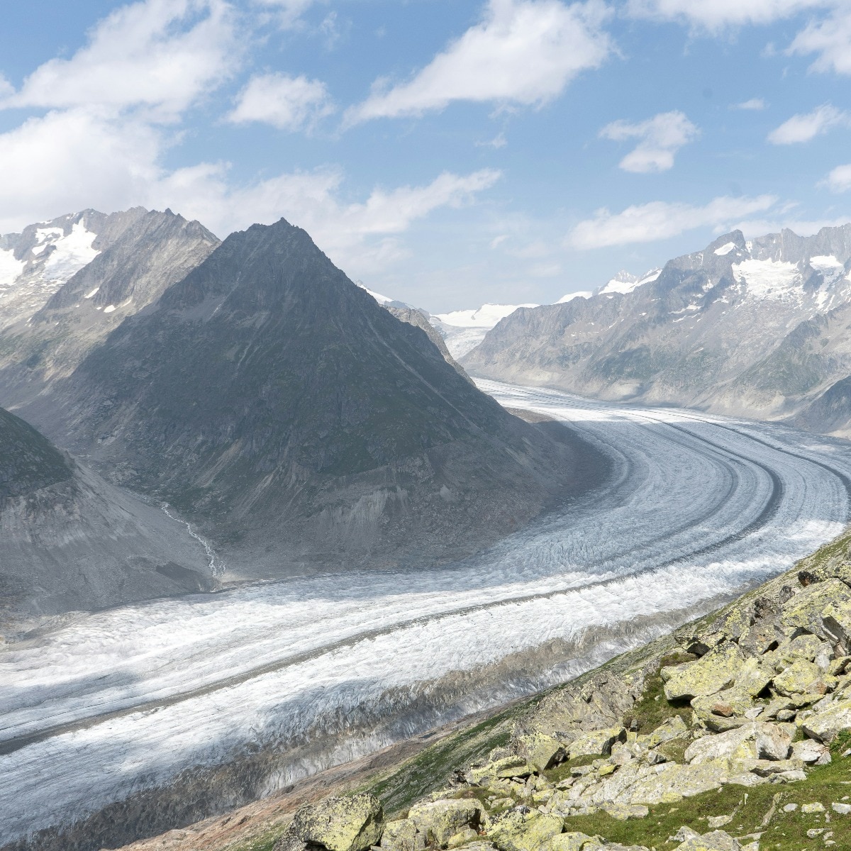 Europe's heatwave is melting Switzerland's glaciers covered by Saharan dust