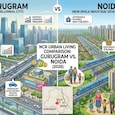 Gurugram vs Noida cost of living: Where can you save more in 2026? Gurugram vs Noida cost of living: Where can you save more in 2026?
