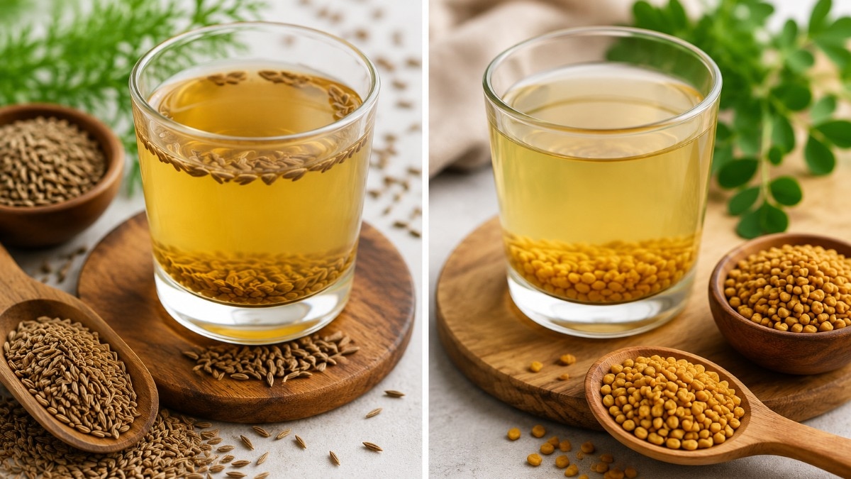 Jeera water vs methi water: Which morning drink is better for belly fat loss?
