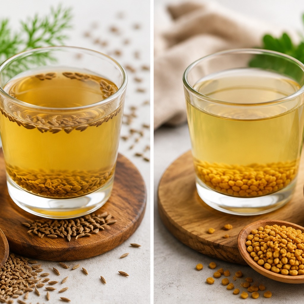 Jeera water vs methi water: Which morning drink is better for belly fat loss?