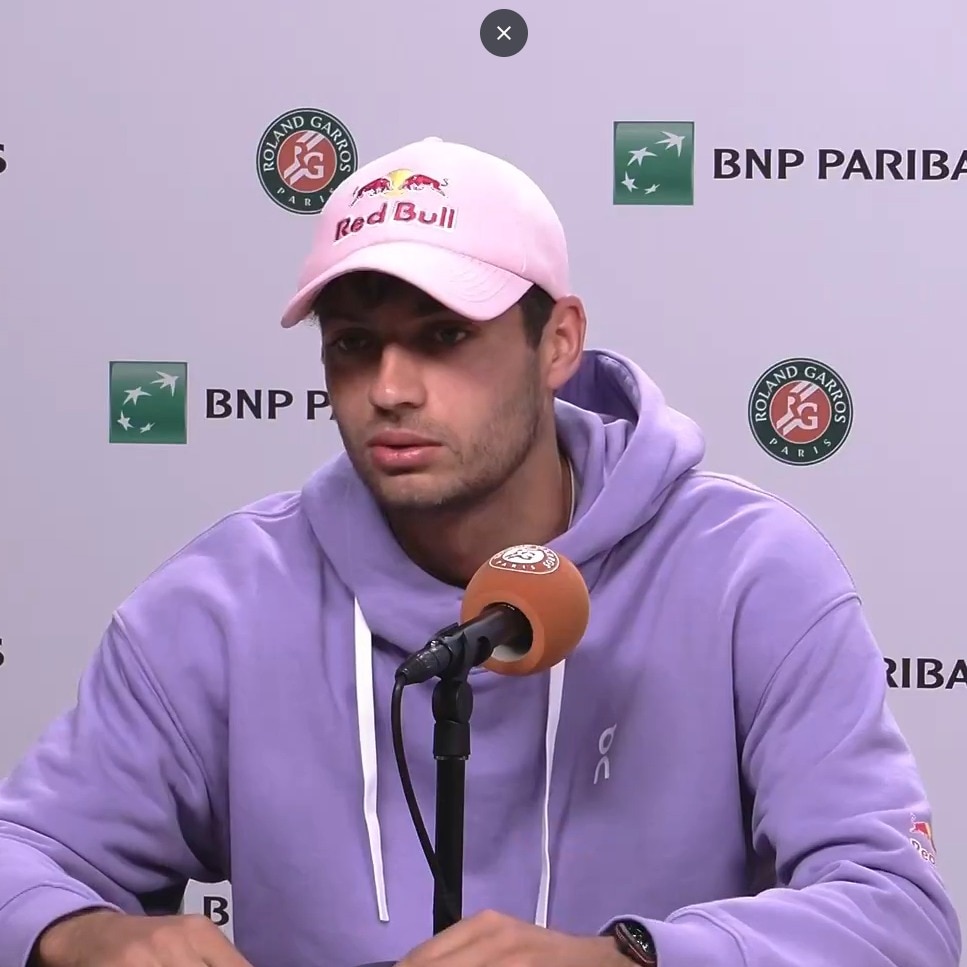 I almost cried: Cobolli reacts to Arnaldi's French Open semifinal withdrawal