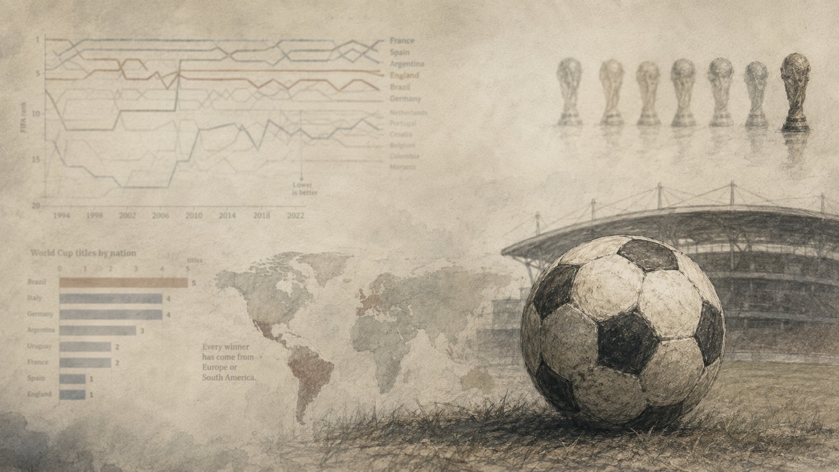 France lead FIFA rankings, but World Cup history is against 