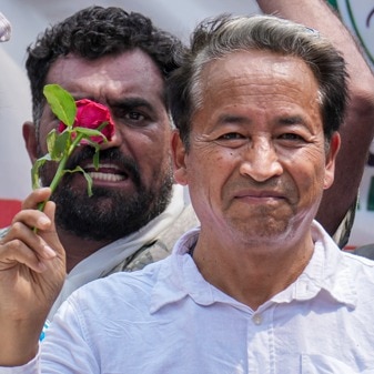 I went to CJP's protest. Dipke brought the cockroaches, Wangchuk won them over