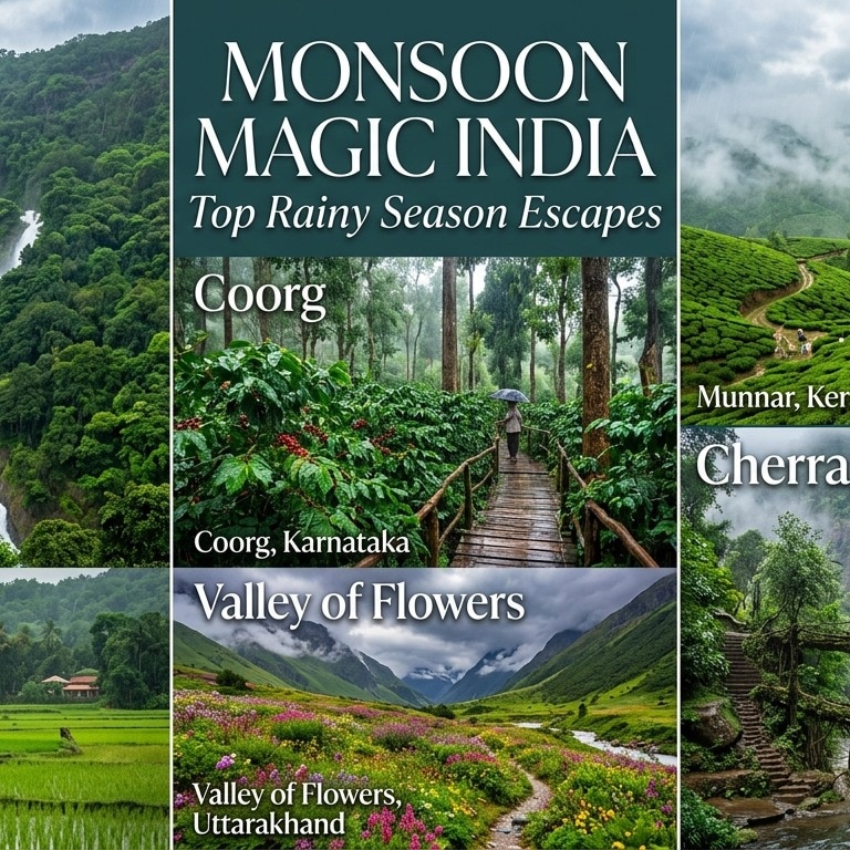 5 rainy season escapes in India you should visit now