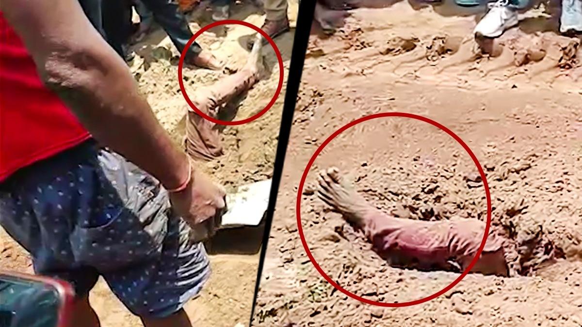 Labourer, sleeping on road, dies after soil for UP road project 'dumped' over him