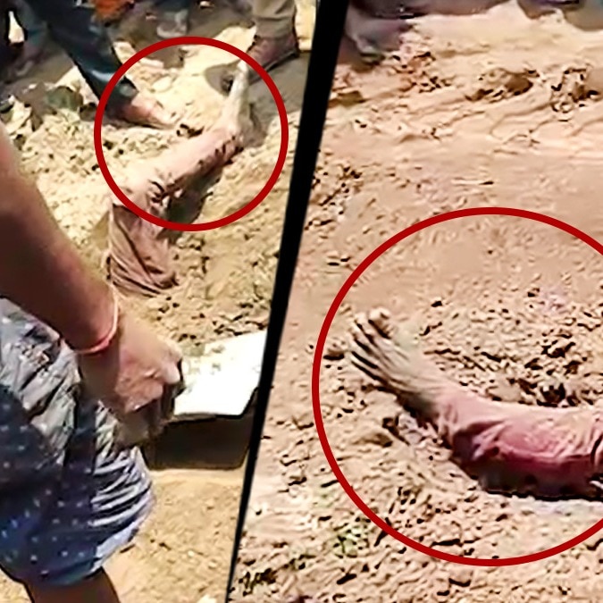 Labourer, sleeping on road, dies after soil for UP road project 'dumped' over him
