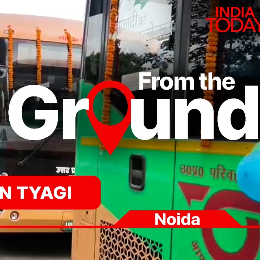 Noida's electric buses roll out ahead of Jewar airport's opening next week
