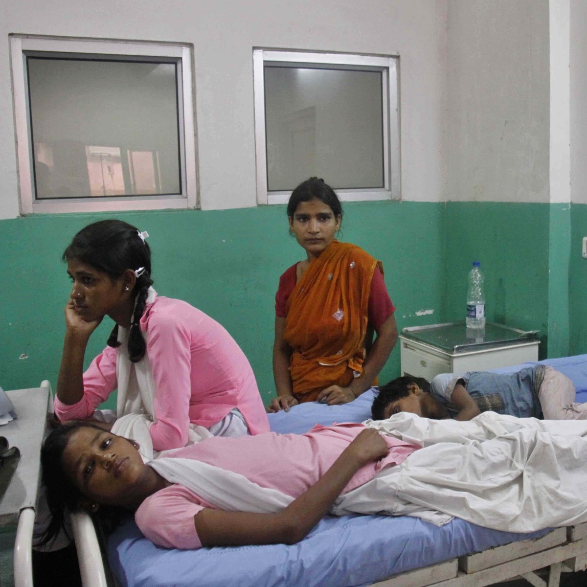Why is anaemia data missing from government health survey?
