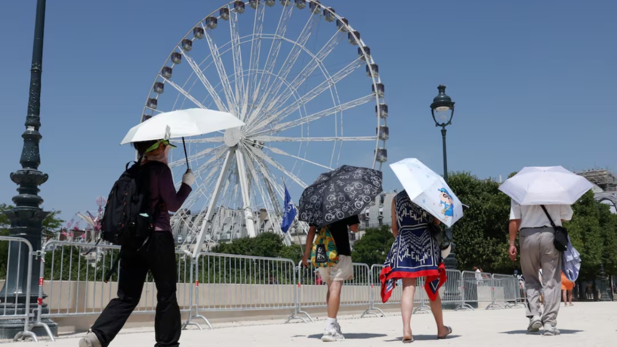 Record-breaking heatwave scorches Europe as mercury tops 44°C