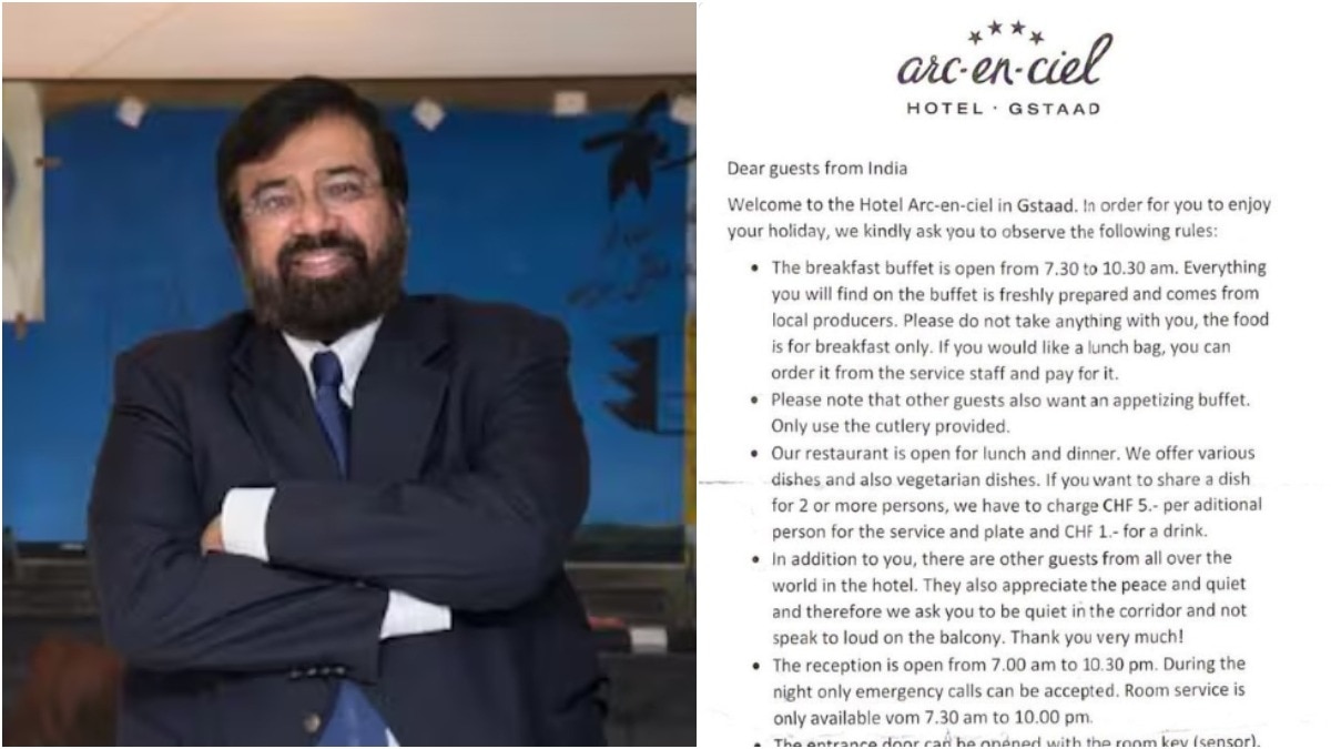 Harsh Goenka shares 2019 Swiss hotel rules for Indians amid civic sense debate