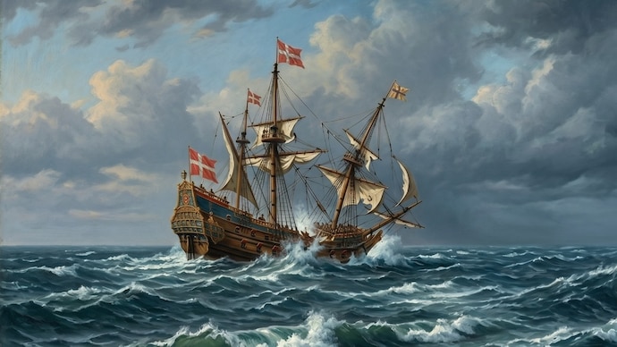 holds a unique place in maritime history as the first Danish ship known to have reached India. Historical records indicate that shortly after arriving in Indian waters, the vessel