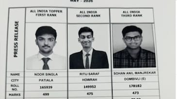ICAI CA Final May result 2026 declared, Noor Singla tops the exam with 83.17 % ICAI CA Final May result 2026 declared, Noor Singla tops the exam with 83.17 %
