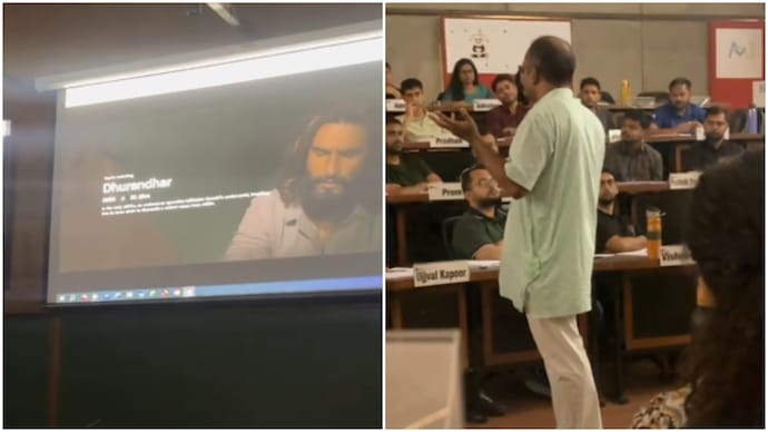 IIM Ahmedabad professor uses Dhurandhar scene to teach statistics in class