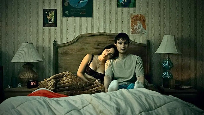 Inde Navarrette as Nikki and Michael Johnston as Bear in Obsession. (Photo: movie still)
